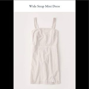 Abercrombie and Fitch Wide Strap Mini Dress